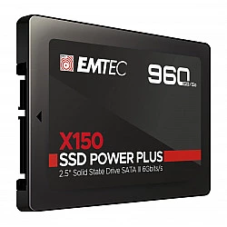 EMTEC X150 Power Plus 3D NAND - SSD - 960 GB - intern - 2.5 (6.4 cm) - SATA 6Gb/s