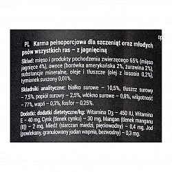 Dolina Noteci Rafi Junior with lamb, cranberry and blueberry - Wet dog food 400 g