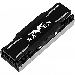 SilverStone SST-TP03-ARGB - M.2 SSD Kühler mit ARGB - schwarz