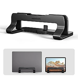 STND-VB ALU vertical AL U stand for laptops 10-