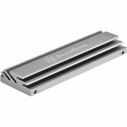 SilverStone TP04 - Solid State Drive Kühlkörper - Titanium Gray