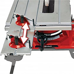 Tischkreissäge TE-CC 250 UF (rot, 1.500 Watt)