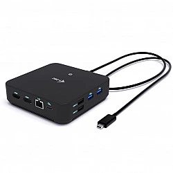 USB-C DP Dual HDMI Docking Station with Power Delivery 100 W