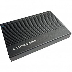 LC Power LC-25U3-C - Speichergehäuse - 2.5 (6,4 cm) - SATA 6Gb/s - USB 3,2 (Gen 2x1) - Schwarz (LC-25U3-C)