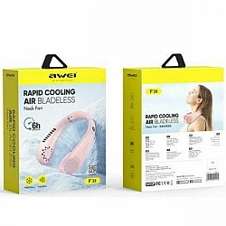 Neck fan F31 1200mAh pink