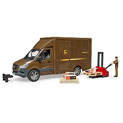 Mercedes Sprinter UPS with driver and accessories