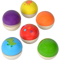 Musik Holzkugel mit Sound, Musikspielzeug 6 Stück
