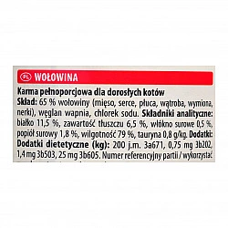 ANIMONDA Carny Adult Beef - wet cat food - 200g