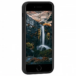 dbramante1928 Nuuk - Hintere Abdeckung fr Mobiltelefon - Bulk - recycelter Kunststoff - Schwarz - fr Apple iPhone 7, 8, SE (2. Generation)