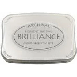 Artoz Papier Stempelkissen Brilliance weiß 9.0 x 6.0 cm