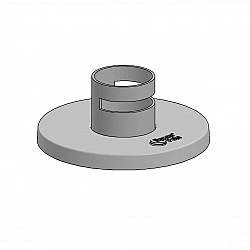 Pipe with flange cover
