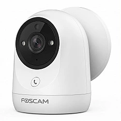 Foscam R8M WLAN Überwachungskamera Weiß 8MP (3840x2160), WiFi 6, Notruftaste, Auto-Tracking-Funktion