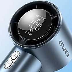 Mini hand fan F38 blue