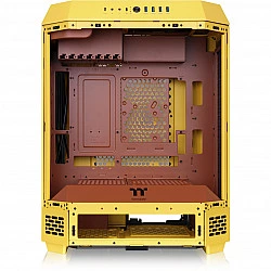 View 600 TG Butter Caramel, Big-Tower-Gehäuse gelb, Tempered Glass