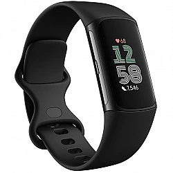Turime | Fitbit Charge 6 - Schwarzes Aluminium - Aktivitätsmesser mit Infinity Band - Silikon - Obsidian - NFC, Bluetooth - 37.64 g (40-56-7909) | ITwork sandėlyje!