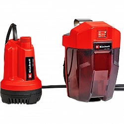 Power X-Change Akku-Klarwasserpumpe GE-SP 18 Li-Solo,18Volt, Tauch- / Druckpumpe (rot/schwarz, ohne Akku und Ladegerät)