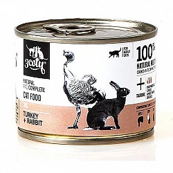 3COTY 26. Turkey and rabbit - wet cat food - 180g