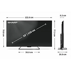 TV LED 55 inches 55HR7465E