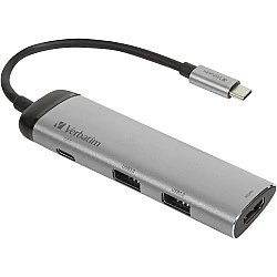 Verbatim 49140 laptop dock/port replicator USB 3.2 Gen 1 (3.1 Gen 1) Type-C