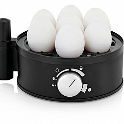 WMF Stelio 04.1507.0011 Eierkocher 7 Eier 380 W Schwarz - Chrom (04 1507 0011)
