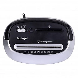 Shredder Activejet ASH-1201D, P-3, 25 l, 5x38 mm shreds, black and silver.
