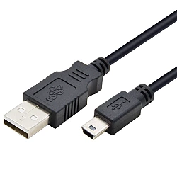 Cable USB - Mini USB 1m. black