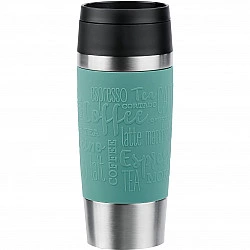 TRAVEL MUG Classic thermo mug petrol stainless steel 0.36 litres