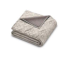 Wärme-Kuscheldecke Cosy Nordic HD 75, Heizdecke grau, 130 x  180 cm