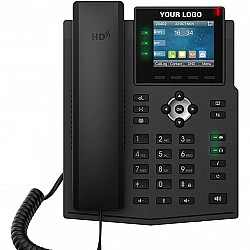 Fanvil X3U - IP-Telefon - Schwarz - Kabelgebundenes Mobilteil - Tisch/Wand - Im Band - Out-of band - SIP-Info - 6 Zeilen (X3U)