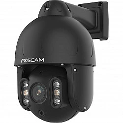 Foscam SD8EP PoE Überwachungskamera Schwarz 8MP (3840x2160), Power over Ethernet, Schwenk- und Neigefunktion, 4x optischer Zoom (SD8EP-B)