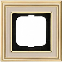 Rahmen 1-fach ms/pol elfenbein/ws 1721-838 (1754-0-4633)
