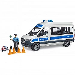 Mercedes-Benz Police Sprinter set with a figure and a light/sound module