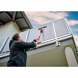 Teleskopstangen-Set BRILLIANTO, für Fensterreiniger, Teleskopstiel 2 Stück