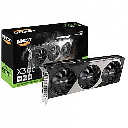 Vaizdo plokštė NVIDIA Inno3D GeForce RTX 5070 Ti X3 OC 16 GB GDDR7 PCIe 5.0