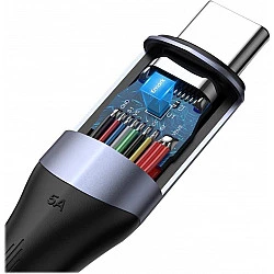 UGREEN US355, USB-C 3.1 Gen.2, PD 3.1, 5A, 100W, 4K, 10Gbps, 1m (czarny)
