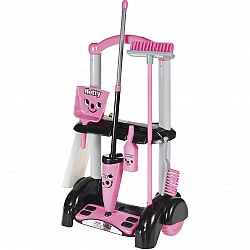 Hetty Cleaning Trolley, Kinderhaushaltsgerät rosa