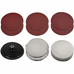 Teller-/ Polier-/ Schleifblatt-Set, 150mm (für Polier- und Schleifmaschinen)