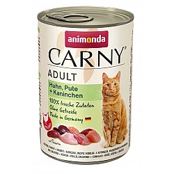 ANIMONDA Carny Adult Chicken, turkey, rabbit - wet cat food - 400g