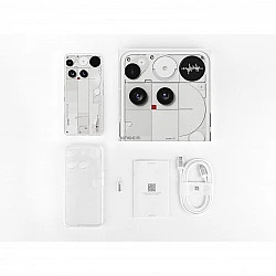 Nothing Phone (3) weiß - 5G Smartphone - Dual-SIM - RAM 12 GB / Interner Speicher 256 GB - OLED-Display - 6.67 (A10000023)