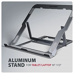 STND-LAG ALU stand for laptops 10-17 8 positio