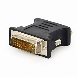 Video adapter DVI->VGA (24M/15F) black
