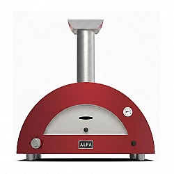 Alfa Forni Moderno 2 Pizze Hybrid Pizza Oven antique red