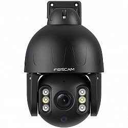 Foscam SD8EP PoE Überwachungskamera Schwarz 8MP (3840x2160), Power over Ethernet, Schwenk- und Neigefunktion, 4x optischer Zoom (SD8EP-B)