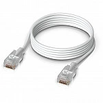 Ubiquiti UACC-Cable-Patch-EL-1M-W networking cable Translucent, White Cat6