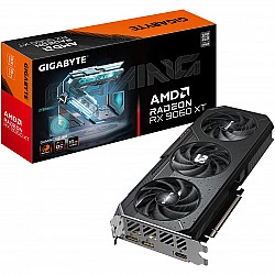 GIGABYTE Radeon RX 9060 XT GAMING OC 16G Graphics Card - 16GB GDDR6, 128bit, PCI-E 5.0, 3320 MHz Core Clock, 2 x DisplayPort, 1 x HDMI, GV-R9060XTGAMING OC-16GD
