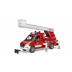 Mercedes Sprinter Fire brigade with turntable ladder, pump and light + sound module 02673 BRUDER
