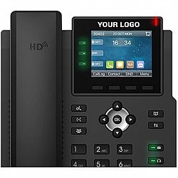 Fanvil X3U - IP-Telefon - Schwarz - Kabelgebundenes Mobilteil - Tisch/Wand - Im Band - Out-of band - SIP-Info - 6 Zeilen (X3U)