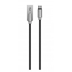 Devia Storm Series Zinc Alloy Android cable (5V 2.1A,1M) black