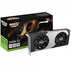 Vaizdo plokštė NVIDIA Inno3D GeForce RTX 5070 TWIN X2 OC WHITE 12 GB GDDR7