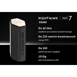 Router WiFi 7 BE18000 RS600